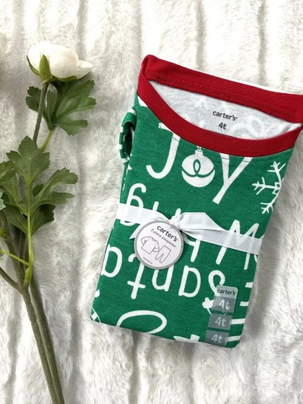 NWT Kids Carter's Pajamas PJ Set (Green) 4T